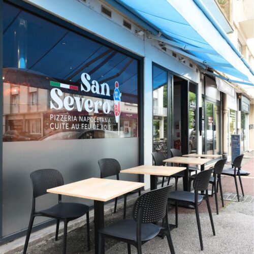 exterieur de san severo une pizzeria à bayonne
