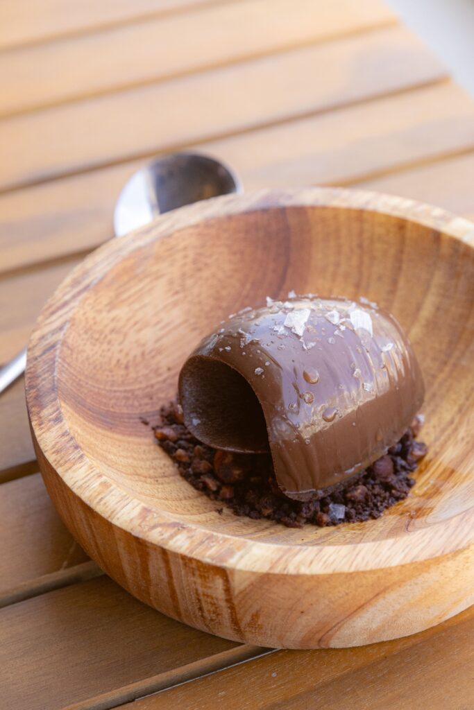 La ganache au chocolat de la Villa Arsène au Barcarès