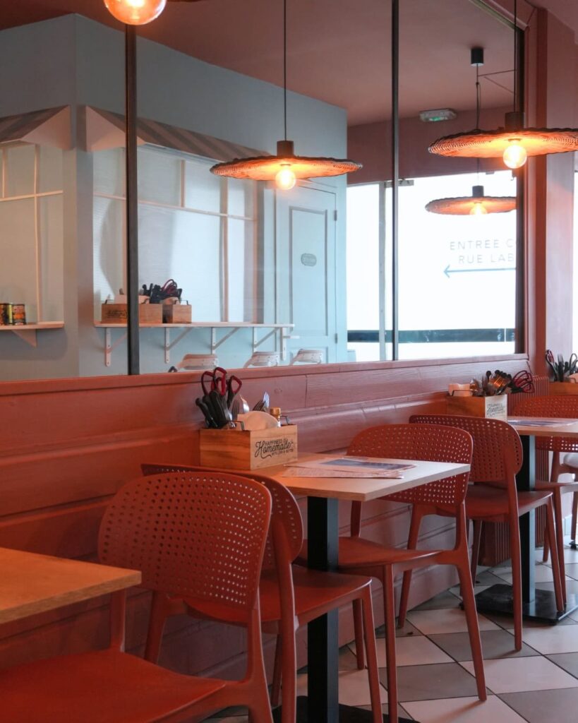 interieur de san severo une pizzeria à bayonne