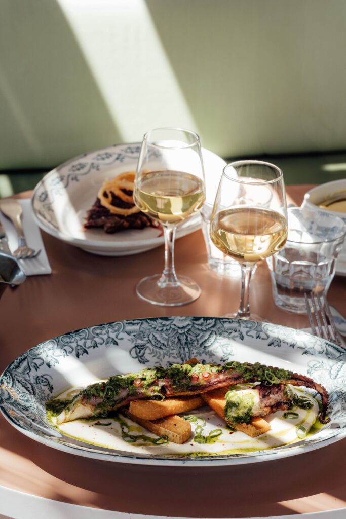 Les plats de la carte