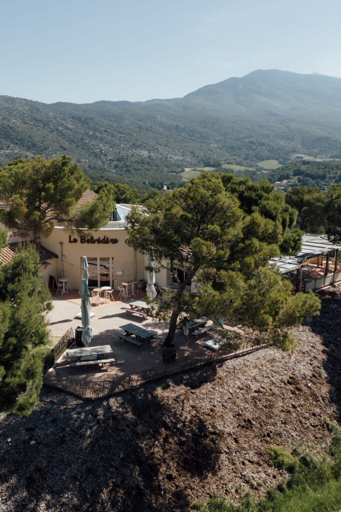 La vue depuis le restaurant