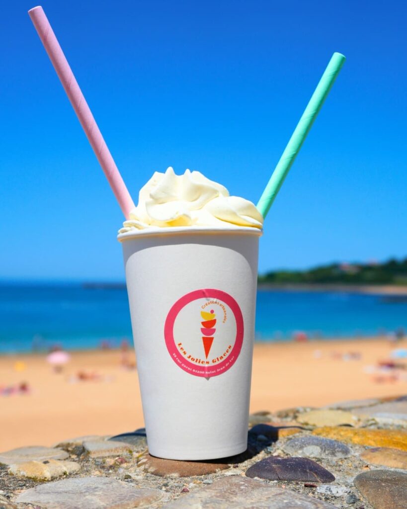 milkshake les jolies glaces à saint jean de luz