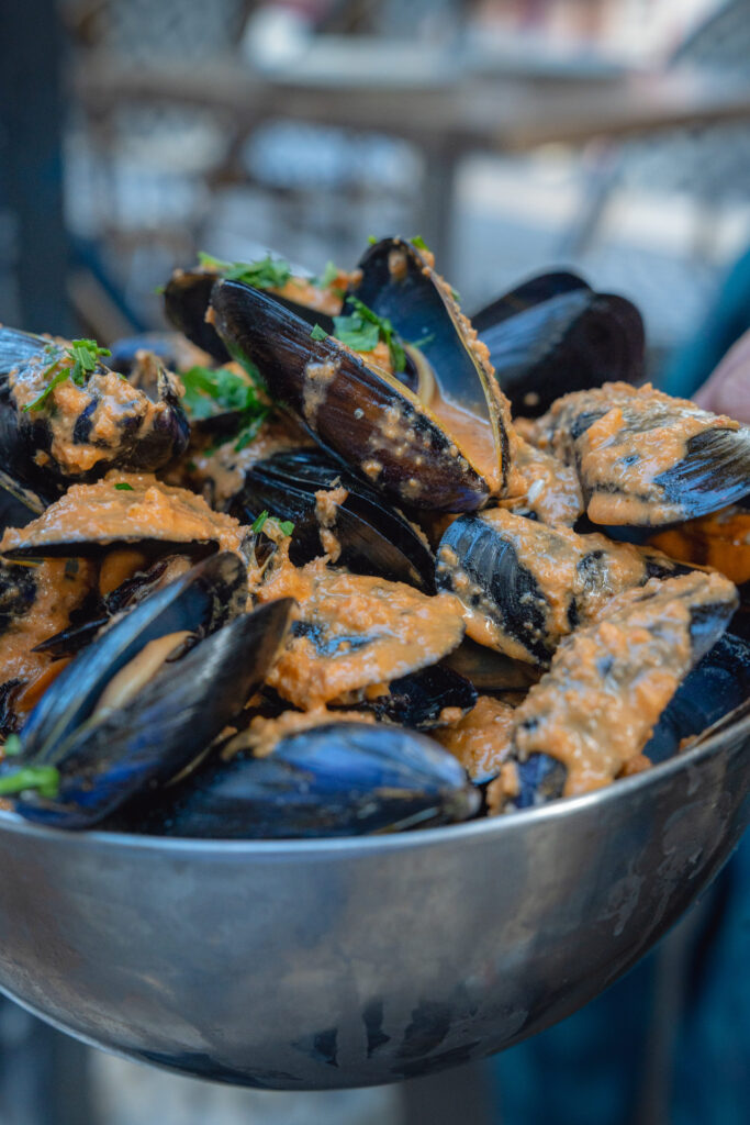 La spécialité moules de la Casa Marina à Gruissan