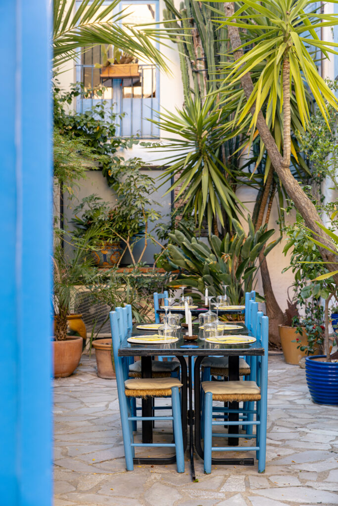 Le patio du restaurant Le Sud à Perpignan
