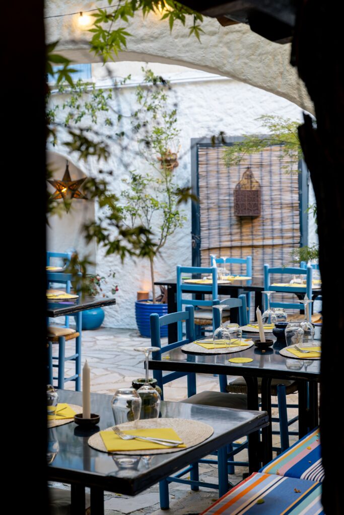 Le patio du restaurant Le Sud à Perpignan