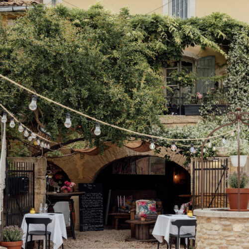 La terrasse du restaurant La Table de Pop'e