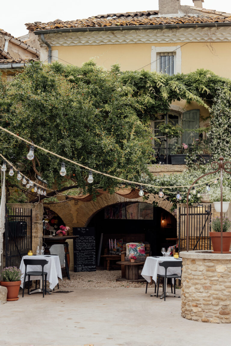 La terrasse de La Table de Pop'e