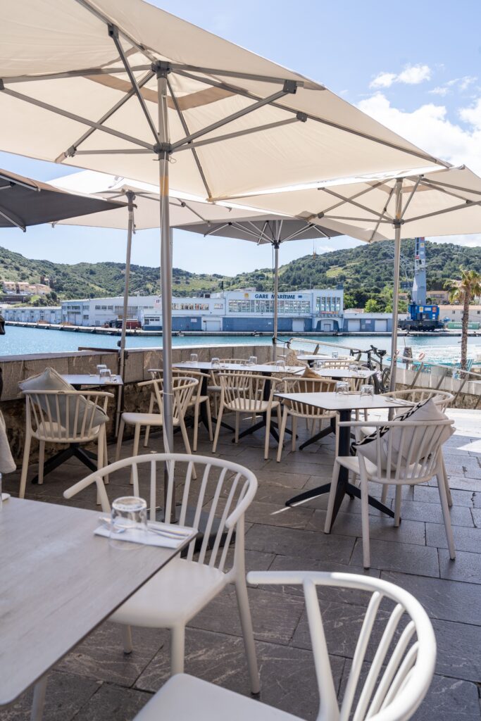 Terrasse du Mengem à Port-Vendres