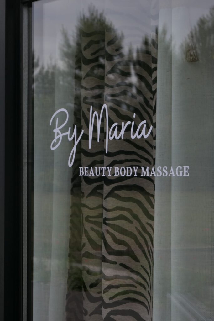 Vitrine de l'institut Beauty Body Massage à Gujan-Mestras