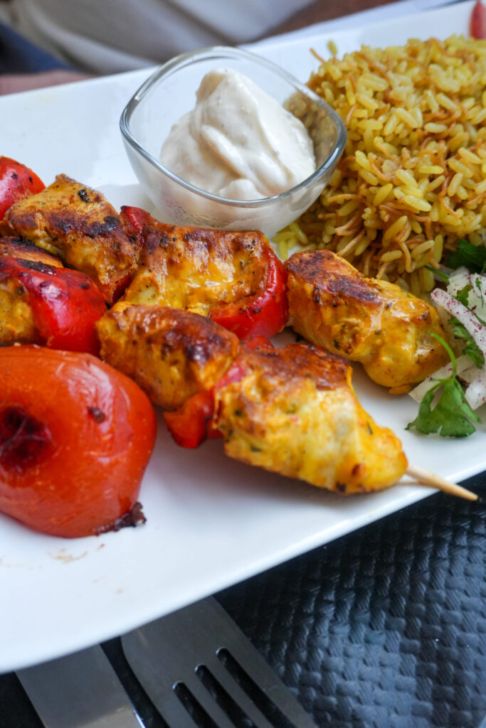 Une brochette du restaurant Ya Halla au Havre