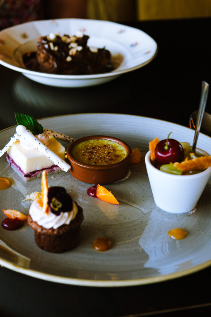 Les desserts du restaurant Les Canailles