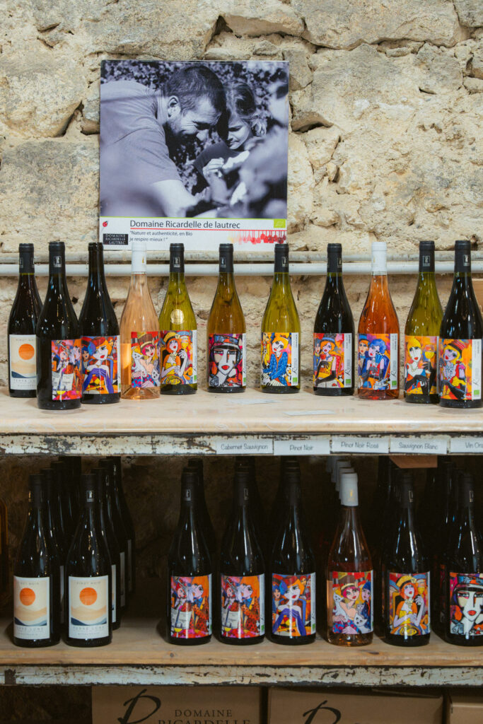 Les cuvées du Domaine Ricardelle de Lautrec à Coursan