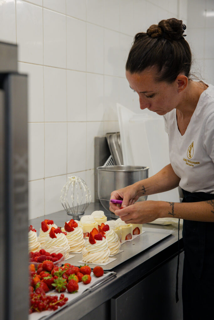 Laure Thouvenin, pâtissière, à Canet-en-Roussillon