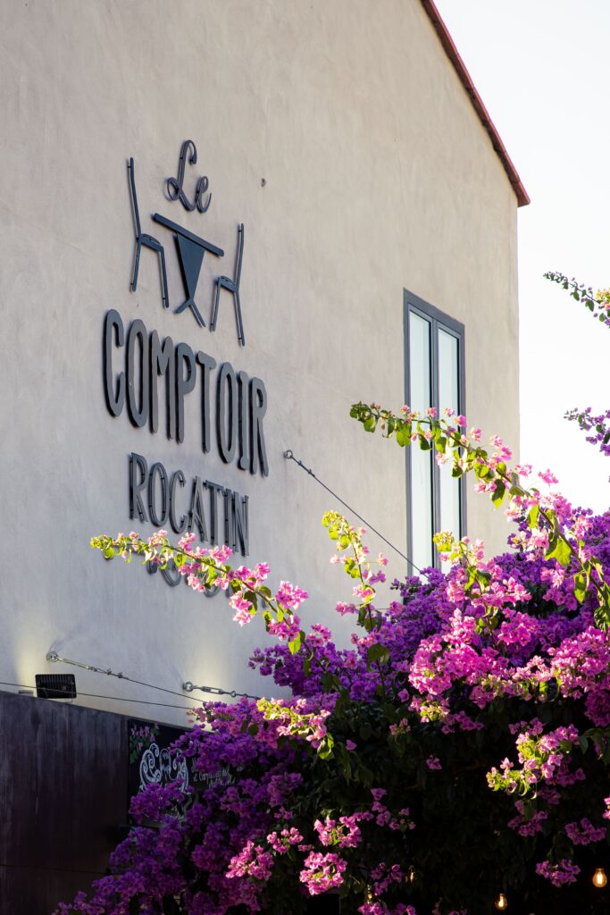 La devanture du Comptoir Rocatin à Laroque-des-Albères