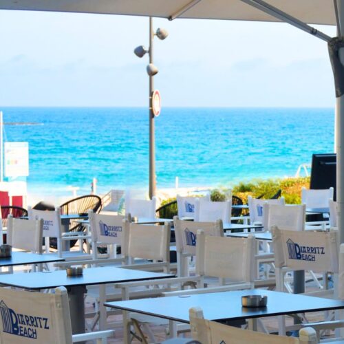 Terrasse biarritz beach
