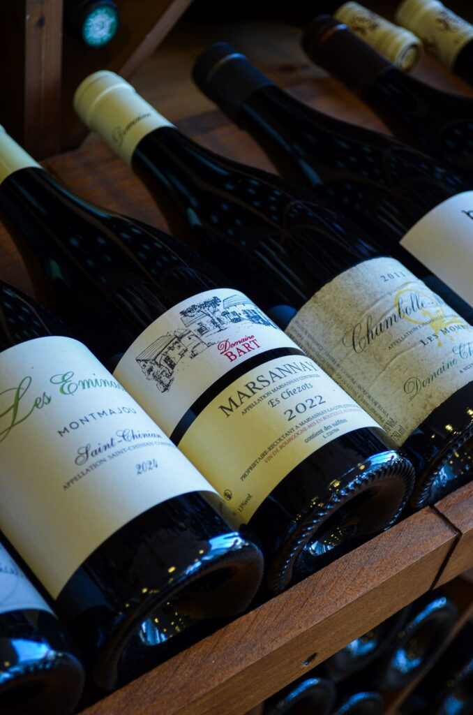 La sélection de belles bouteilles de vins du restaurant L'Alchimie à Saint-Cyr-sur-Loire