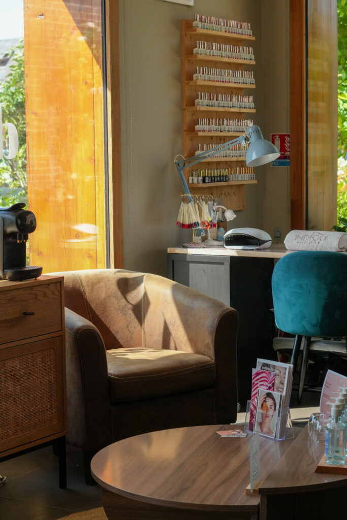Un fauteuil de l'Atelier du bien-être à Saint-Vigor d'Ymonville