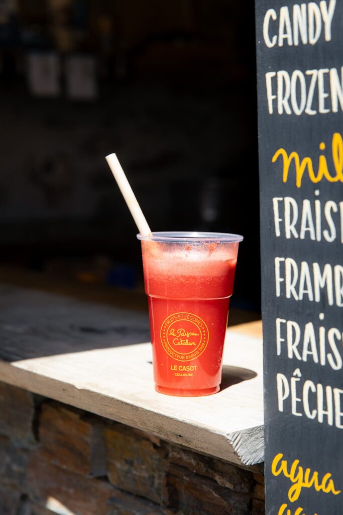 La bar à jus du Paysan Catalan à Alénya