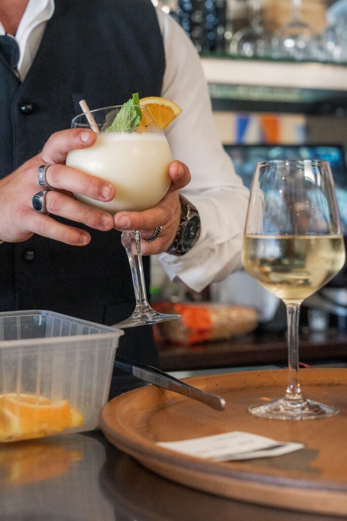 Cocktail à brasserie La Tramontane à Port-Vendres
