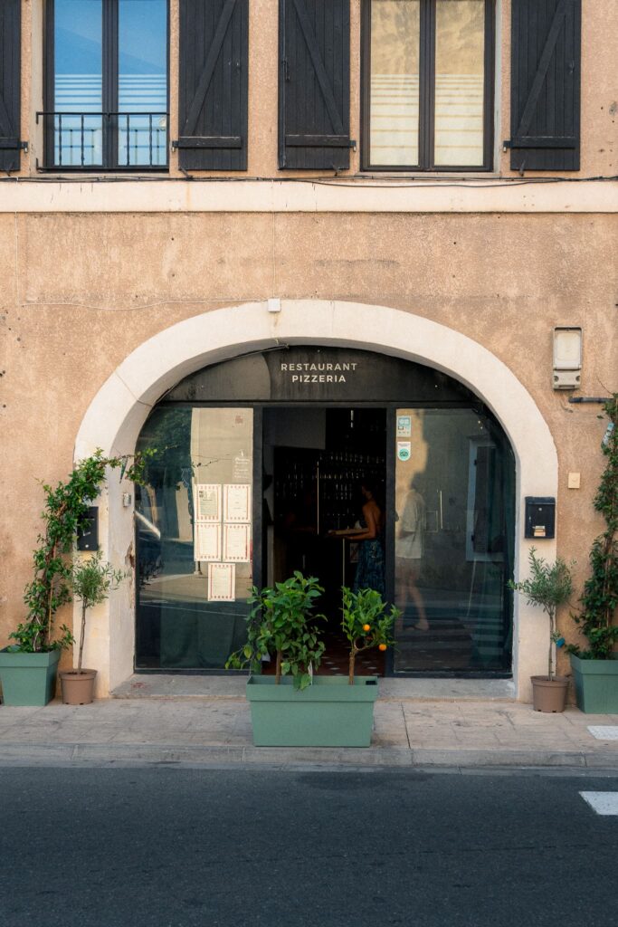 devanture de Margherita à Gruissan