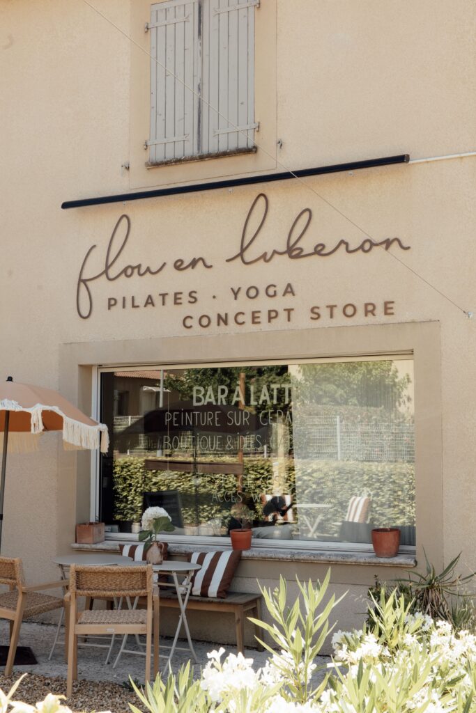La terrasse de chez Flow en Luberon