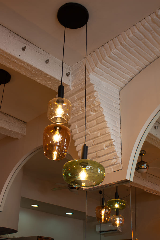 luminaires salle de restaurant Echo quartier carmes a toulouse