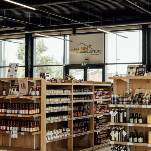 L'intérieur du magasin
