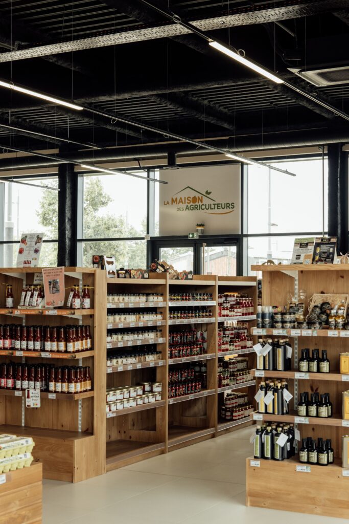 L'intérieur du magasin