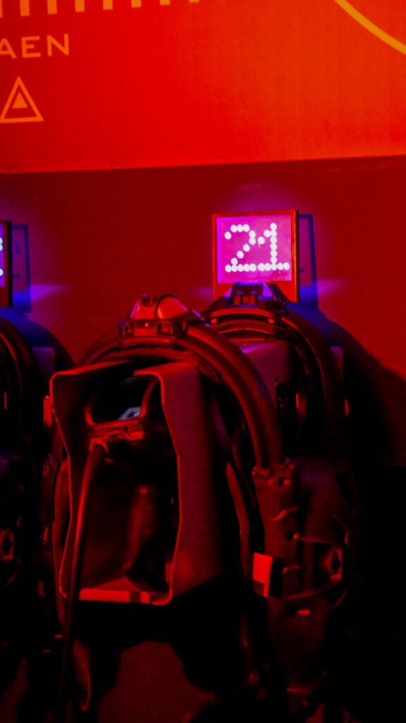 Les parties du Laser Game Évolution de Mondeville