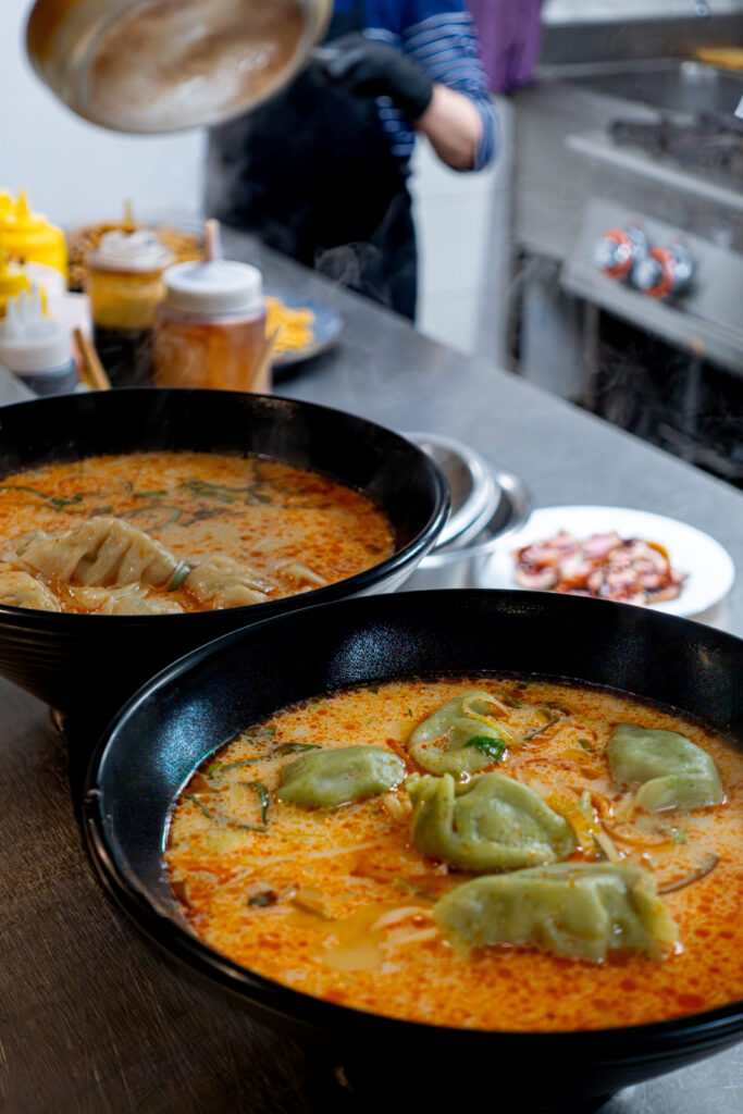 soupe de raviolis chinois maison chez Ho Lamian Rouen