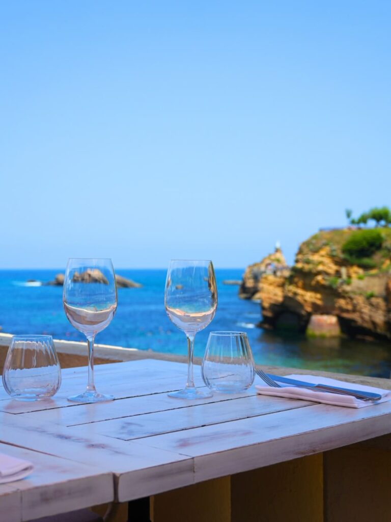 vue océan l'impératrice biarritz