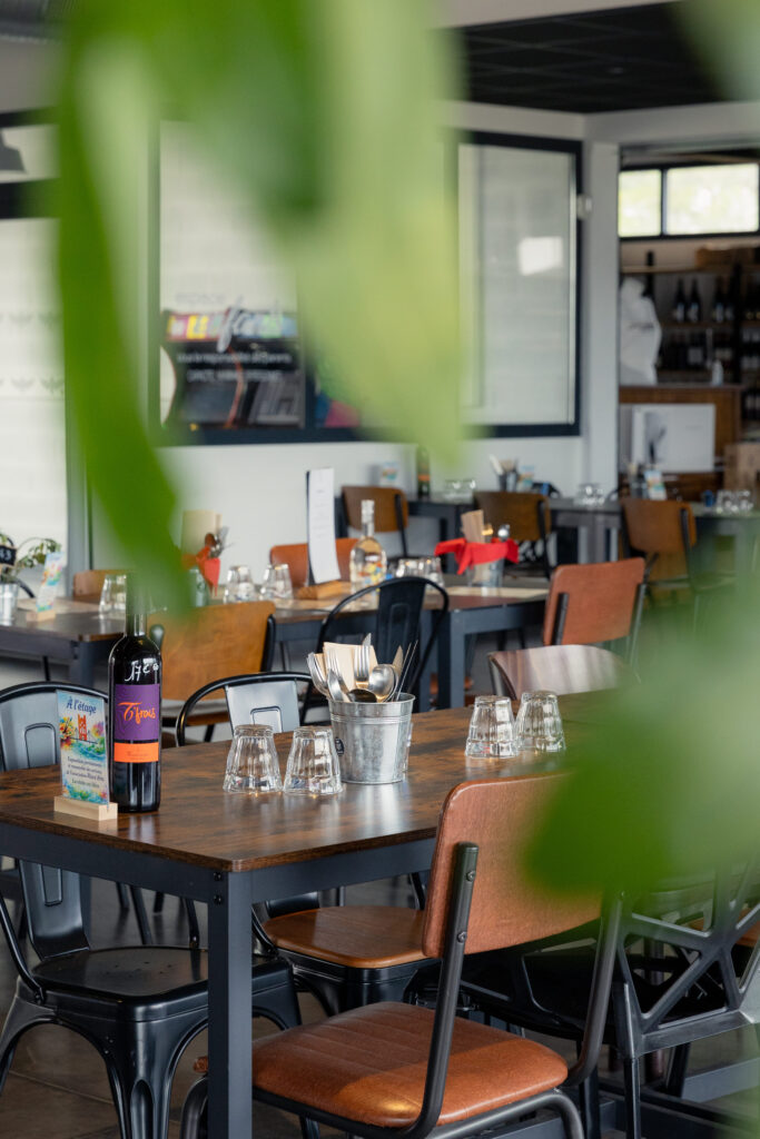 La salle du restaurant Xot à Rivesaltes