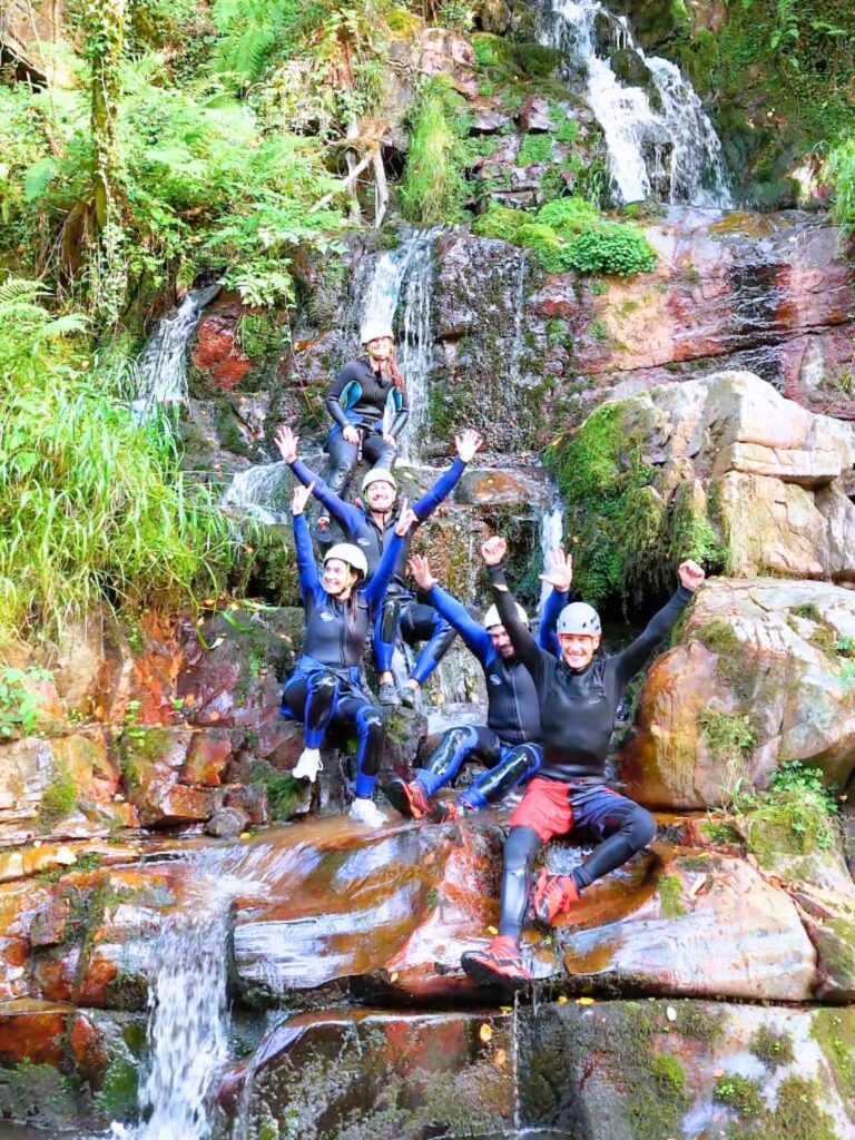 groupe cascade canyoning arteka