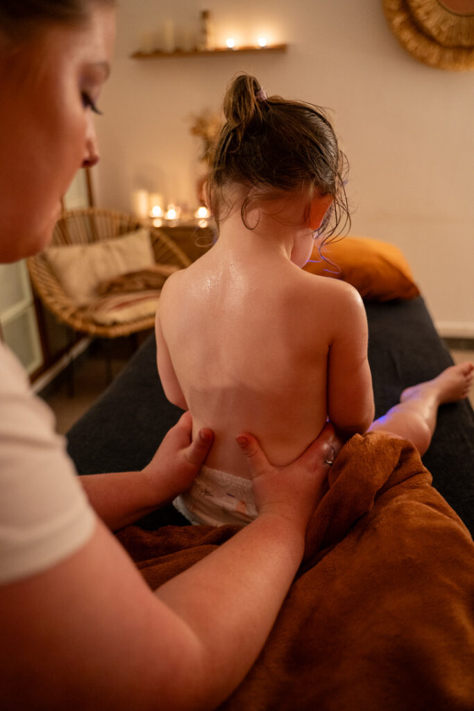 Massage parent-enfant