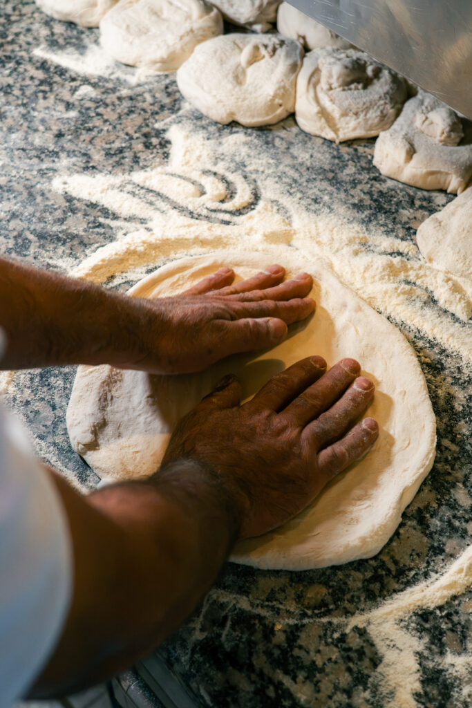 Pizza préparation