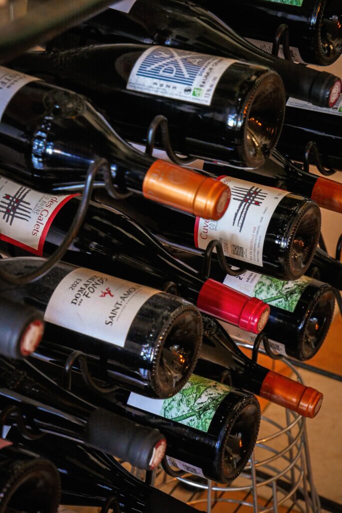 Bouteille de vin rouge