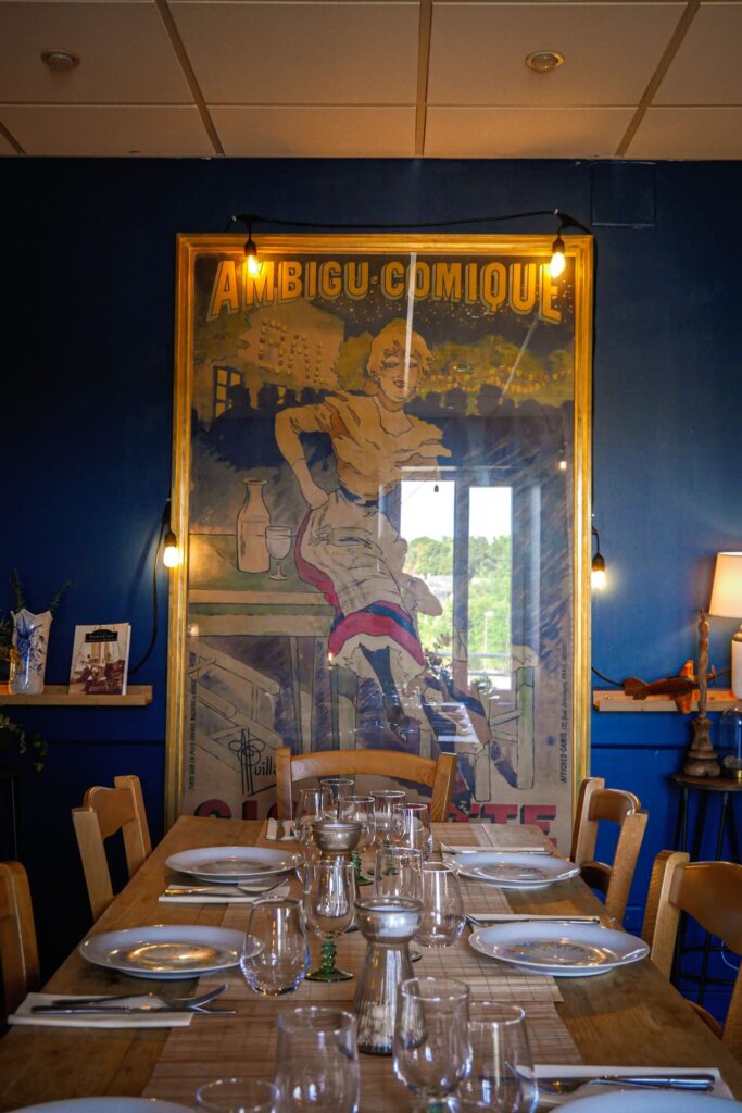 Interieur brasserie gilles de Bretagne