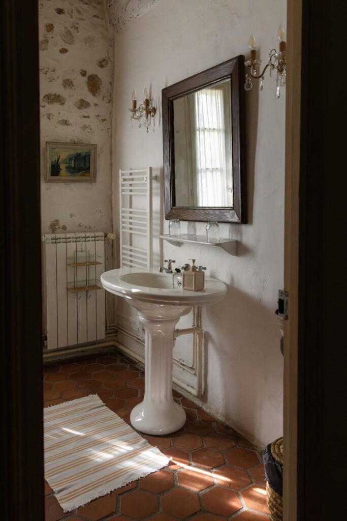 Salle-de-bain Mas de la Prade Bages