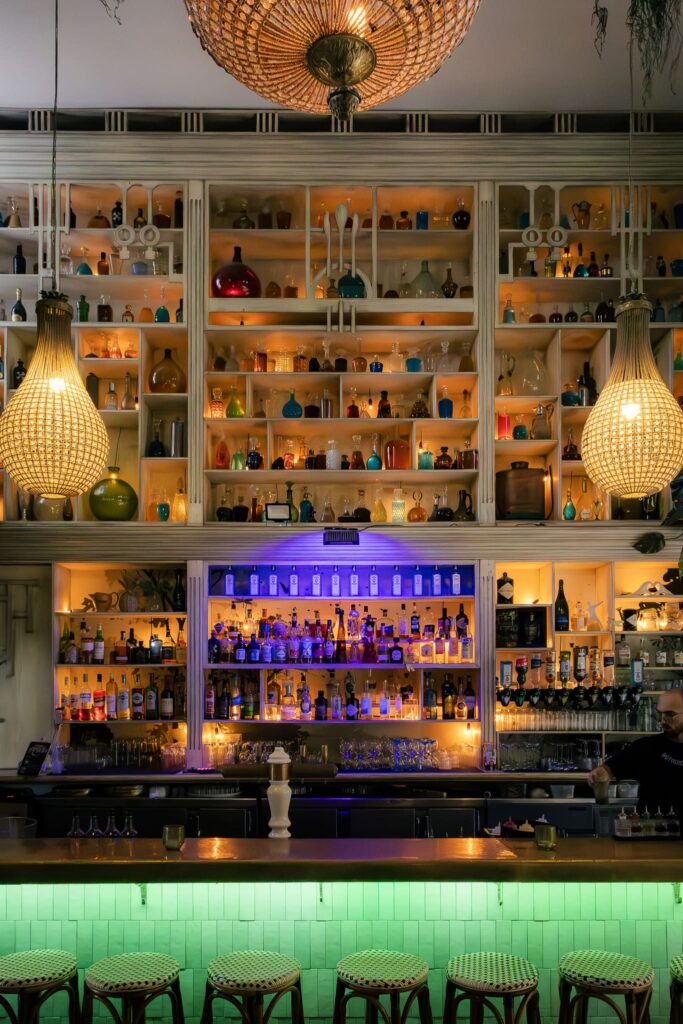 Le bar du Botanic à Canet-Plage