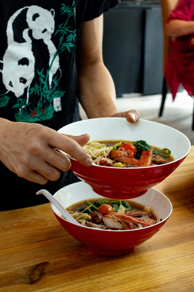 préparation de ramen chez Miyakua Rouen