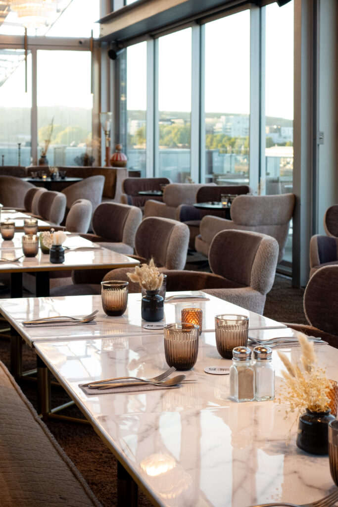 salle du restaurant le rouf à rouen