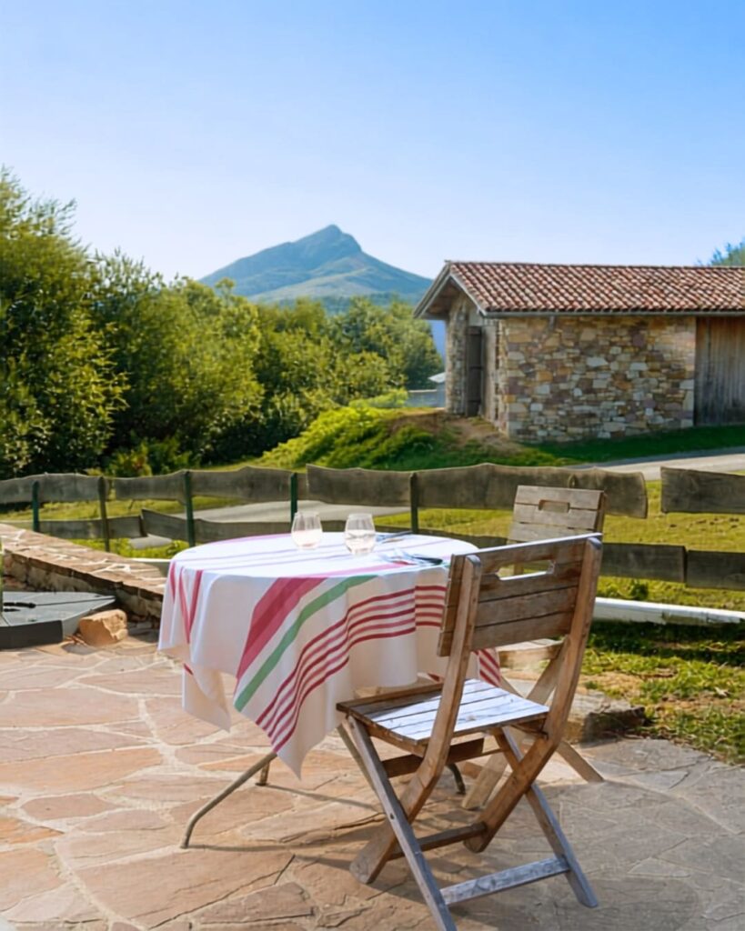 terrasse maison hordago sare