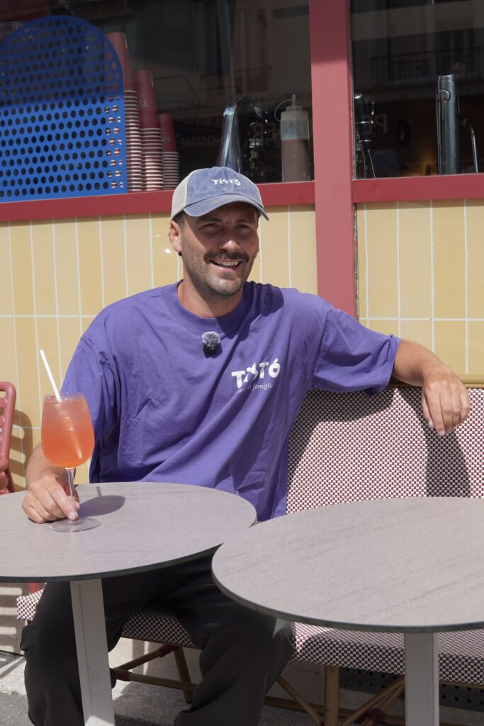 Baptiste, le gérant du restaurant italien Tisto à Brest