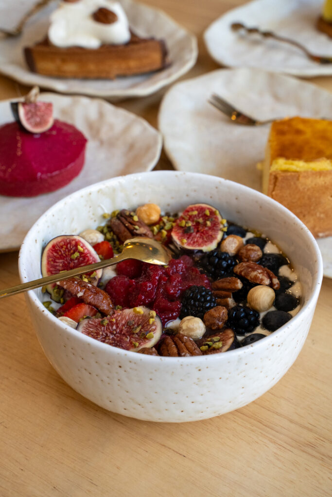 L'un des desserts du brunch