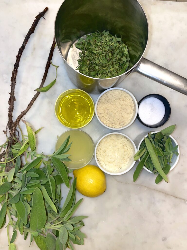 ingrédients pesto restaurant atelier strasbourg