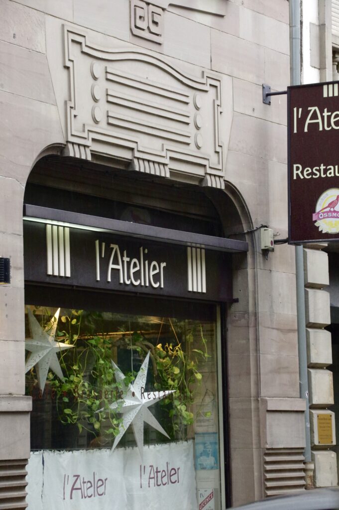 devanture restaurant atelier strasbourg