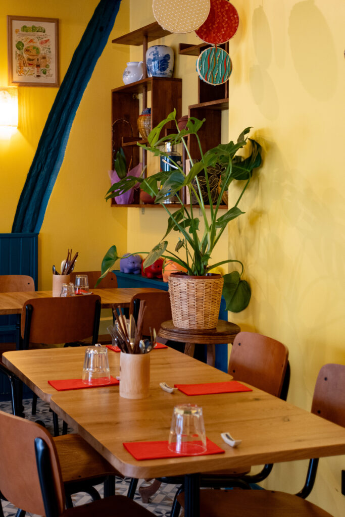 décoration du restaurant vietnamien bistrot saigon à rouen