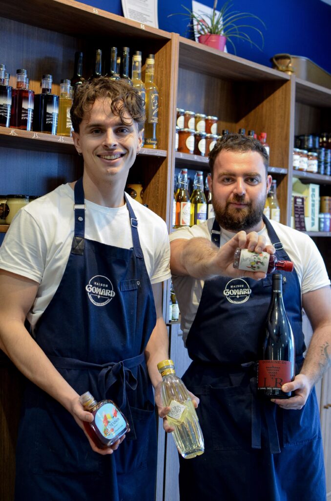 Les gérants et fondateurs de la boutique Maison Gomard à Tours